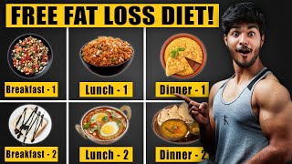 FREE CUTTING DIET PLAN 🔥  Full Day Of Eating For “Weight Loss” 10 KILOS [upl. by Llecram258]