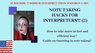 Note Taking Secrets Tips Methods for Consecutive Interpreting Language 5 [upl. by Calvin]