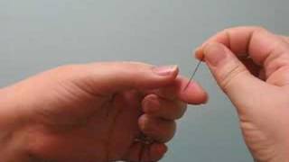 How to Tie a Knot for Hand Sewing [upl. by Aivart460]