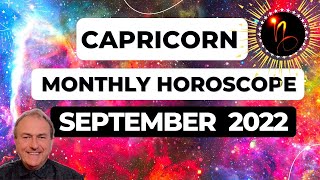 Capricorn September 2022 Monthly Horoscope amp Astrology [upl. by Ysnat]