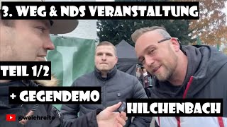 Dritter Weg amp NDS  Gegendemo Teil 1 quotVersammlungs Kunst und Meinungsfreiheitquot Hilchenbach 91124 [upl. by Azral857]