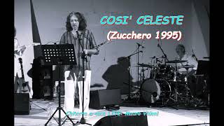 COSI CELESTE Zucchero 1995 LIVE chitarra e voce [upl. by Richards]