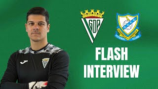 Flash Interview do guardaredes José Marinheiro na 5ª jornada da 1ª Divisão AF Setúbal [upl. by Lyford226]