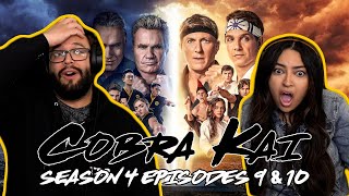 Cobra Kai Season 4 Ep 9 amp Ep 10 First Time Watching TV Reaction [upl. by Roseline]