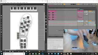 SmartShoe Insoles  Ableton Live Sustain Pedal wLeap Motion Piano [upl. by Darahs]