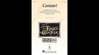 Cantate 2Part Choir  Music by Emily Crocker [upl. by Ardnahc574]