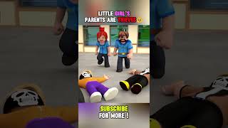 Little Girls Parents are thieves then police arrest them but 😢  roblox animation shorts [upl. by Anna-Maria]