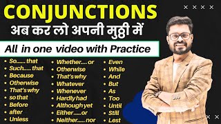 Conjunctions in English Grammar  Master Daily Use Conjunctions  English Speaking Practice [upl. by Nomyt]