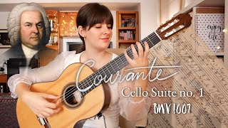 J S BACH Courante de la Suite nº 1 para Cello BWV 1007 [upl. by Neill]