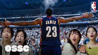 Korean Girls React To LeBron James Insane Moments  𝙊𝙎𝙎𝘾 [upl. by Berkley964]