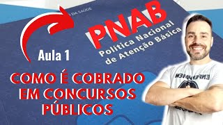 PNAB Portaria 2436 PARA CONCURSOS PÚBLICOS  Aula1 [upl. by Biddie634]