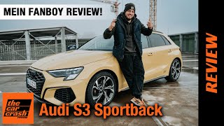 Audi S3 Sportback 310 PS  Fanboy Review für RS3 Limousinen Träumer 💛 Fahrbericht  Test  2021 [upl. by Giltzow]