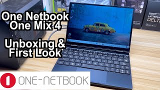 One Netbook One Mix 4  It’s Finally Here Unboxing and First Impressions [upl. by Kcirneh]