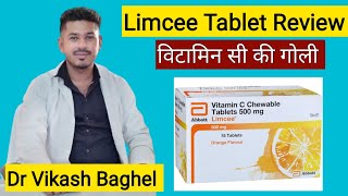 Ascorbic Acid Tablets 500mg In Hindi  Limcee Vitamin C Chewable Tablets 500 Mg  Dr Vikash Baghel [upl. by Deckert212]