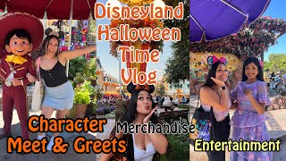 Disneyland Vlog Halloween Time Character meetampgreets Merch 2024 [upl. by Schiffman89]