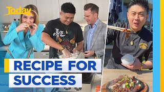 Wolf of Wok Street Vincent Lim shares his top cooking tips  Today Show Australia [upl. by Dasteel]