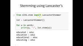 What is Stemming and Lemmatization [upl. by Elokcin]