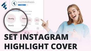 How to Edit Instagram Highlight Cover  How to Change Instagram Highlight Cover Without Posting [upl. by Maxima]