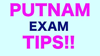 Putnam Exam Tips to Improve Your Score [upl. by Faro520]