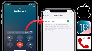 iPhone iOS 18de Aramalar Nasıl Kaydedilir  iPhoneda Arama Kaydını Açın [upl. by Philippine]