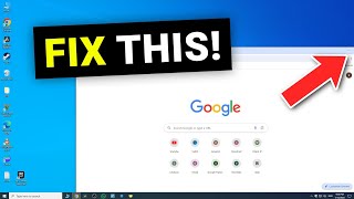 Chrome Full Screen Not Working  Chrome Full Screen Problem in Laptop [upl. by Haida]