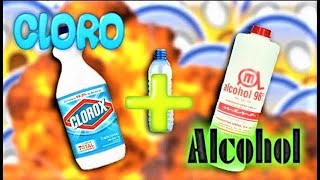 💥✓Cloro  Alcohol  Reaccion Quimica [upl. by Nevin839]