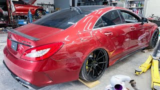 Totaled CLS63S AMG Price Reveal Was It Worth Rebuilding [upl. by Nahtanoj]