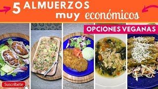 5 Almuerzos MUY económicos y rendidores  Cocina de Addy [upl. by Ativoj441]