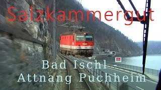 Führerstandsmitfahrt Salzkammergutbahn Bad Ischl  Attnang Puchheim HD Cab Ride ÖBB 1144 [upl. by Aicilaana]