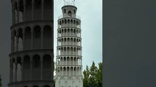 Leaning Tower Of Pisa In Chicago travel world vlog [upl. by Nairahcaz]