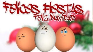 Felices fiestas Feliz Navidad  Con 3 Huevos Oficial [upl. by Imre811]