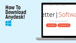 How to Download Anydesk in Windows 1011 easy [upl. by Ezirtaeb]