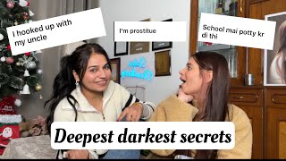 Reacting to my subscribers DEEPEST DARKEST SECRETS 😨  Daily Vlog  Kajal Choudhary [upl. by Lorianne]