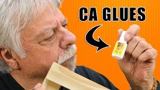 Working with CA Glue Adhesives in Woodworking Super Glue Krazy Glue [upl. by Arehahs]