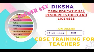 Answer Key  Open Educational Resources OER and Licenses  DIKSHA  NCERT  5 hrs Training quiz [upl. by Rolyks]