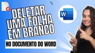 Como Excluir Folha em Branco do Word [upl. by Yelsnya]