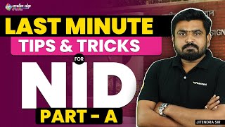 NID 2024 Last Minute Tips and Tricks  NID 2024 Exam Tips [upl. by Downs]