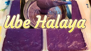 34 Ube Halaya  Purple Yam  Simple Ube Jam Recipe makeNbake by ItsMommyRose BakeOn tutorial [upl. by Davenport]