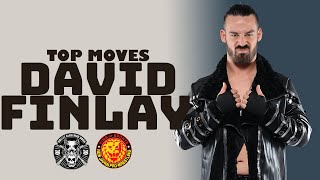 David Finlay Top Moves Signatures amp Finisher  Moveset Lab [upl. by Eudo]