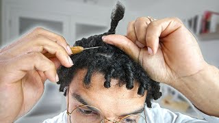 How To Make Instant Dreadlocks With Starter Locs [upl. by Feola372]