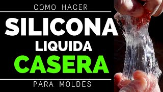 ✅ Como Hacer SILICONA LIQUIDA CASERA para MOLDES [upl. by Kornher]