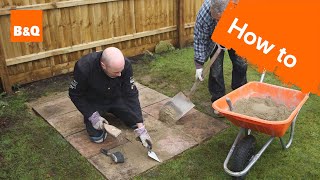 How to lay a shed base [upl. by Ennovyahs]