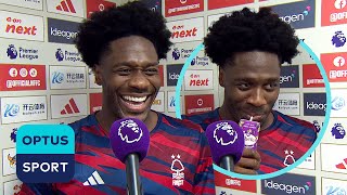 I was KNACKERED Ola Aina explains SCREAMER in hilarious interview 😂🧃 [upl. by Namyaw]