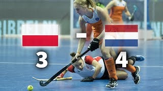 Alle goals van de WKwedstrijd Polen  Oranje Dames Zaal 34 [upl. by Battista]