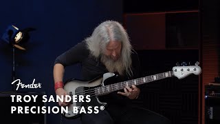 Exploring The Troy Sanders Precision Bass  Fender Artist Signature  Fender [upl. by Nnuahs]