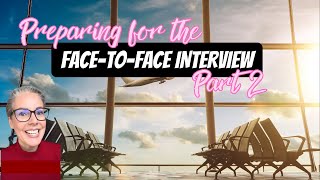 Part 62  Steps to Becoming a Flight Attendant FacetoFace Interview Tips interviewtips [upl. by Enirbas]