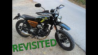 Hanway Scrambler 125 REVISITED  Acceleration [upl. by Manaker157]