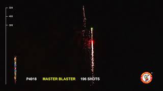 P4018 MASTER BLASTER 196S WINDA FIREWORKS [upl. by Ahsiaa]