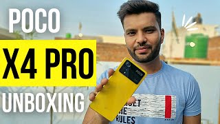 Poco X4 Pro 5G Unboxing First Look Specifications Launch amp Price in India [upl. by Ivgnout]