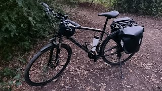 CARRERA CROSSFIRE 2  CONVERSION TO TOURING\TREKKING BIKE AND WHAT TO KNOW ABOUT IT [upl. by Abla]